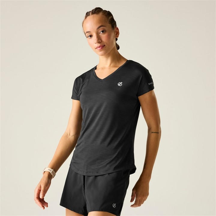Dare 2B Women's Black Vigilant Tee in Size 24, Sports Direct