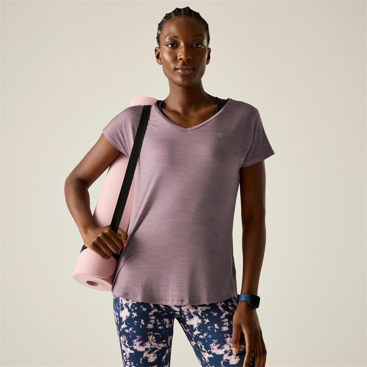 Dare 2B Women's Fleur East Vigilant Performance T-Shirt - Dusky Orchid - 8 - Image 4