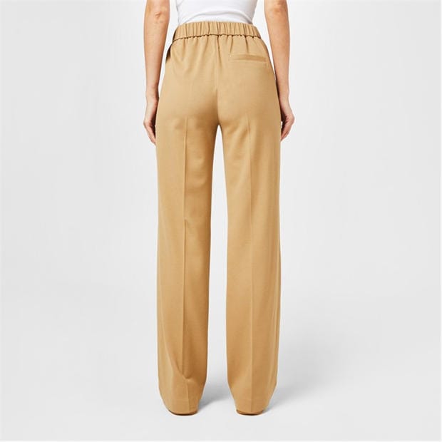 Среден бежов - Boss - Women's Taluca Bootcut Trousers