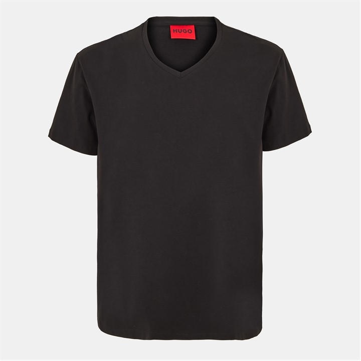 Hugo Men' Black Short Sleeve V Neck T Shirt in Size S, Sports Direct