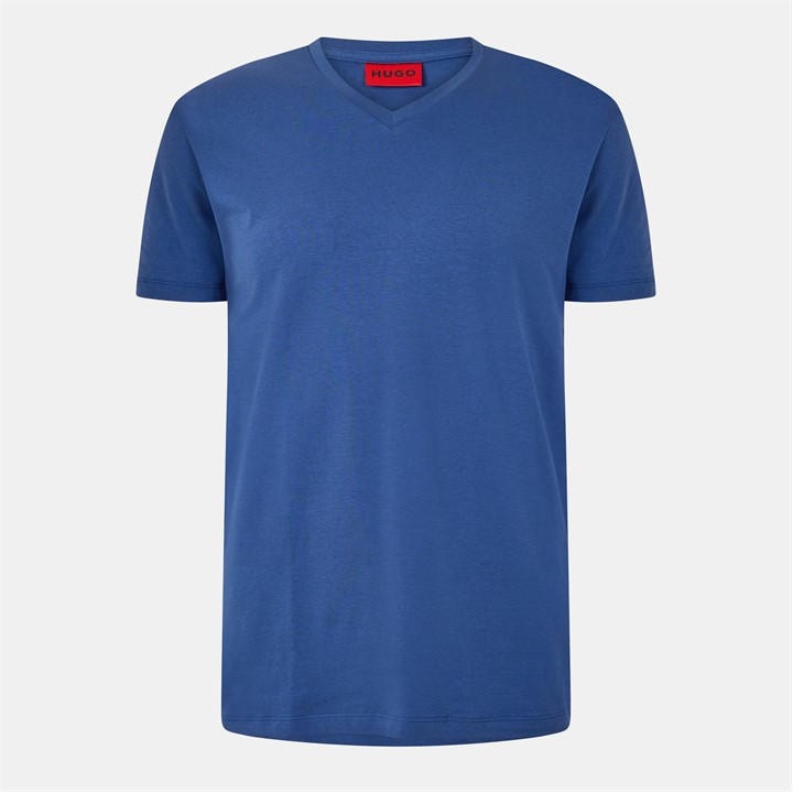 Hugo Men' Blue Short Sleeve V Neck T Shirt in Size S, Sports Direct