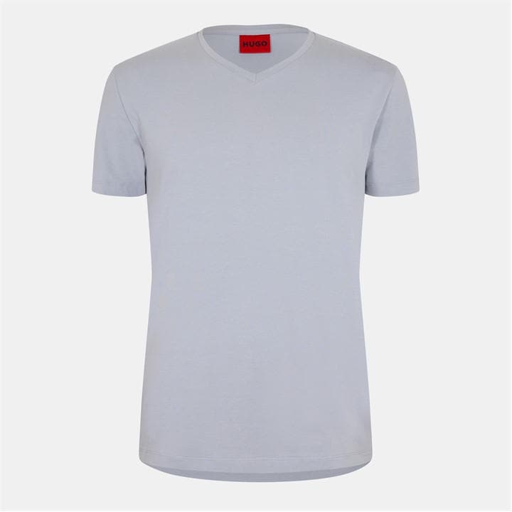 Hugo Men' Grey Short Sleeve V Neck T Shirt in Size S, Sports Direct
