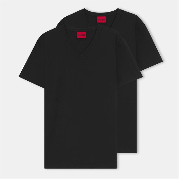 Hugo Men's Black Short Sleeve V Neck T Shirt in Size XS, Sports Direct