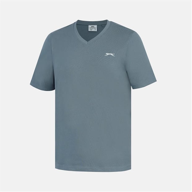 Slate Blue - Slazenger - V Neck T Shirt Mens