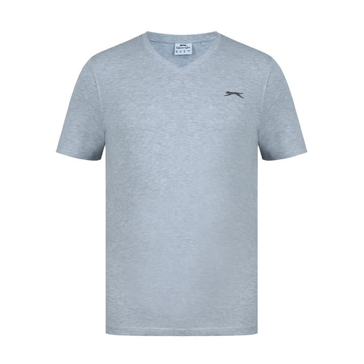 Slazenger Men's Grey V Neck T Shirt in Size XS, Sports Direct