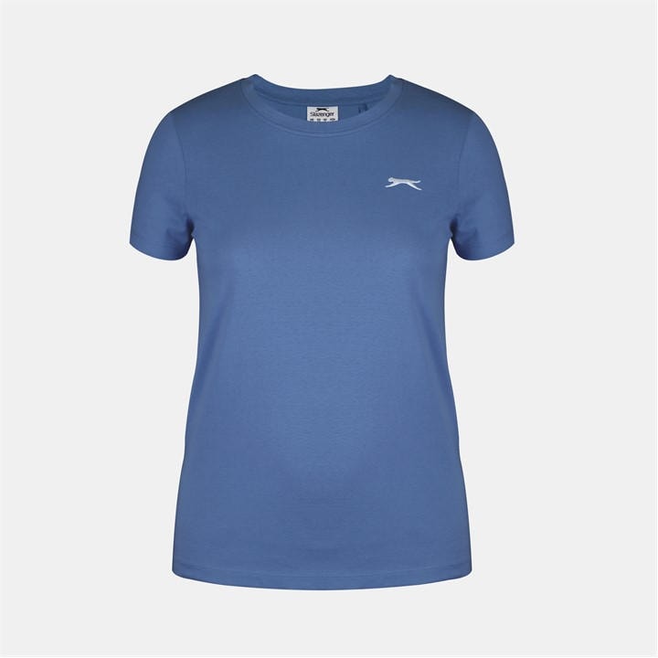 Slazenger Women's Blue Crew Neck Tee in Size 16, Sports Direct