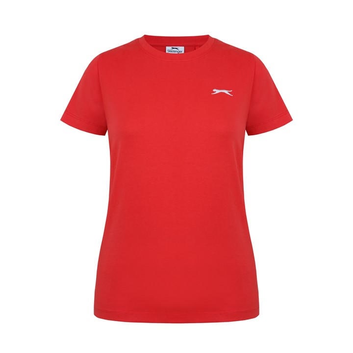 Slazenger Women's Red Crew Neck Tee in Size 14, Sports Direct