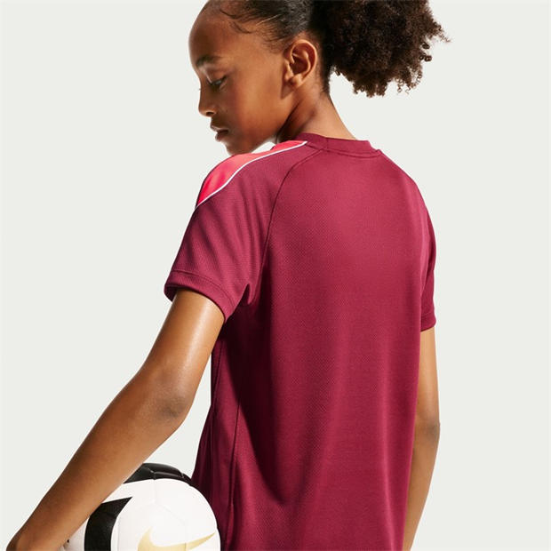 Red/Orange - Nike - Strike Short-Sleeve Football Top Juniors