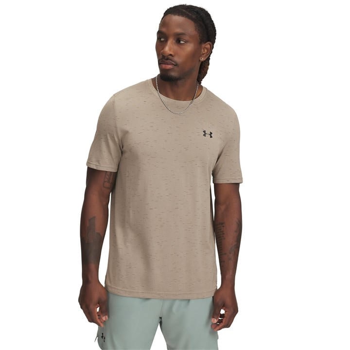 Under Armour Men' Brown Ua Vanish Seamless Short Sleeve in Size S, Sports Direct