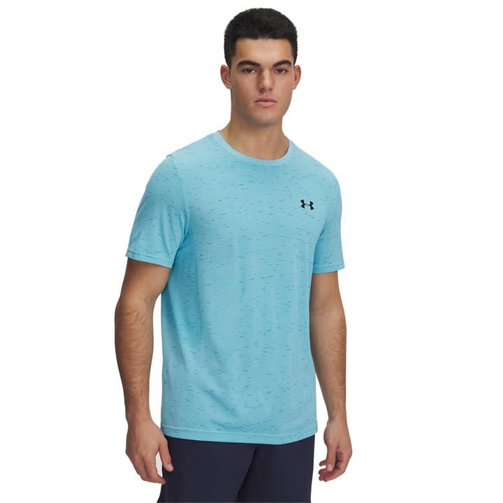 Under Armour Men' Blue Ua Vanish Seamless Short Sleeve in Size S, Sports Direct