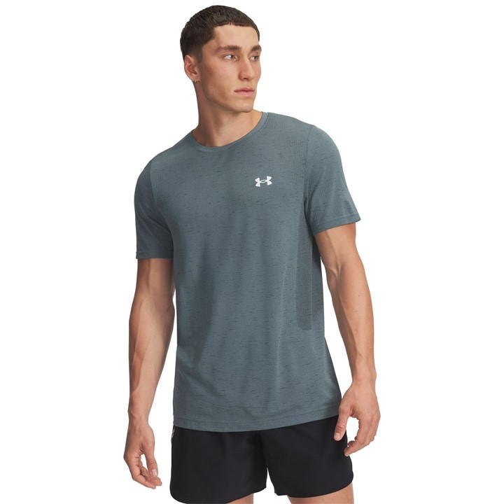 Under Armour Men's Blue Ua Vanish Seamless Short Sleeve in Size XL, Sports Direct