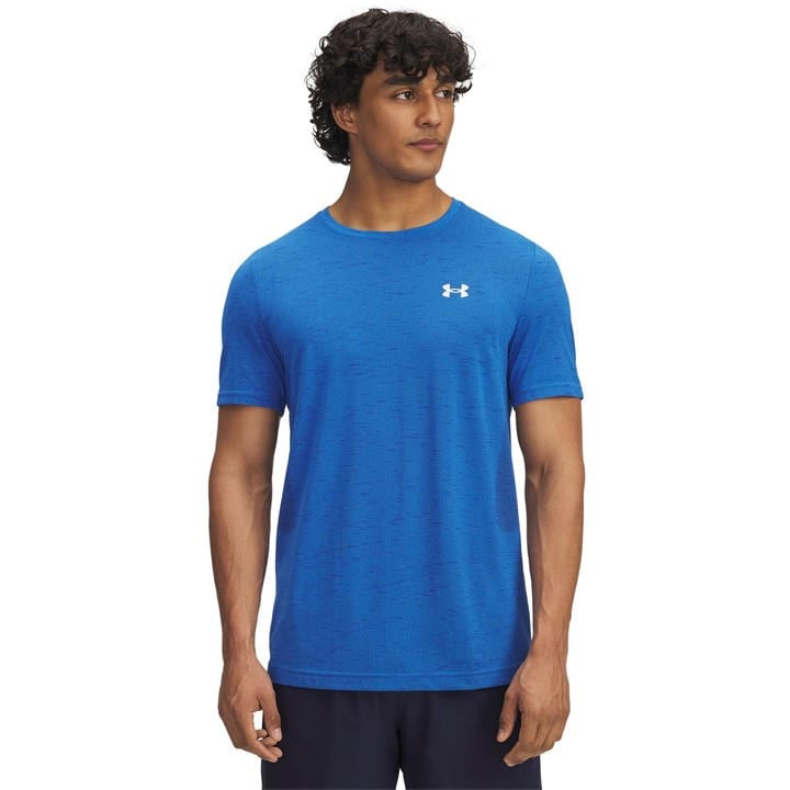 Under Armour Men's Blue Ua Vanish Seamless Short Sleeve in Size XL, Sports Direct