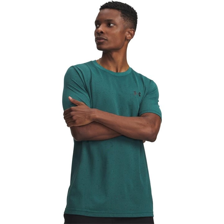 Under Armour Men' Green Ua Vanish Seamless Short Sleeve in Size S, Sports Direct