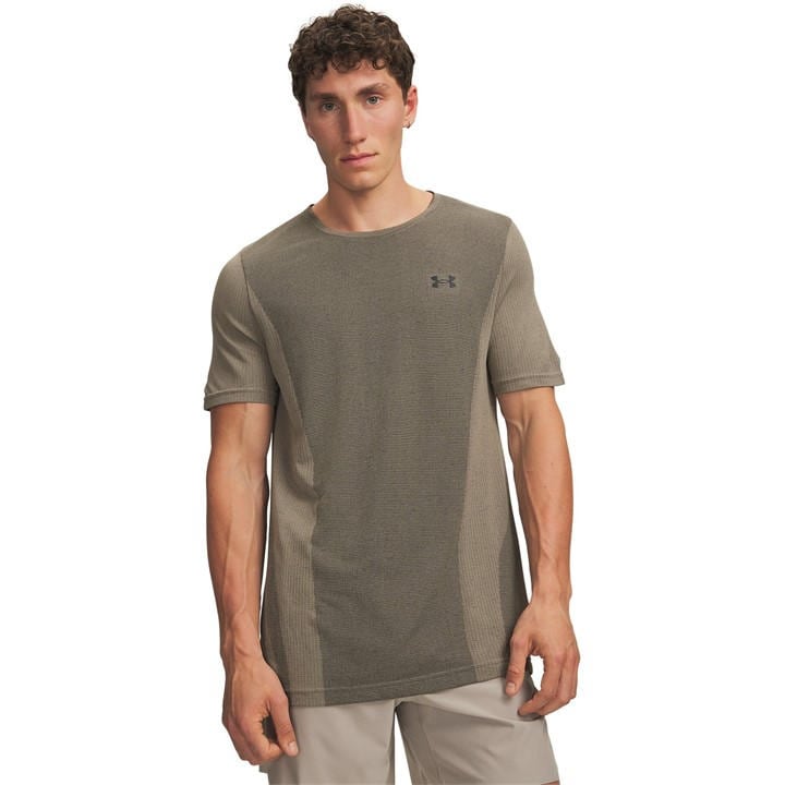 Under Armour Men's Brown Ua Vanish Seamless Short Sleeve in Size M, Sports Direct