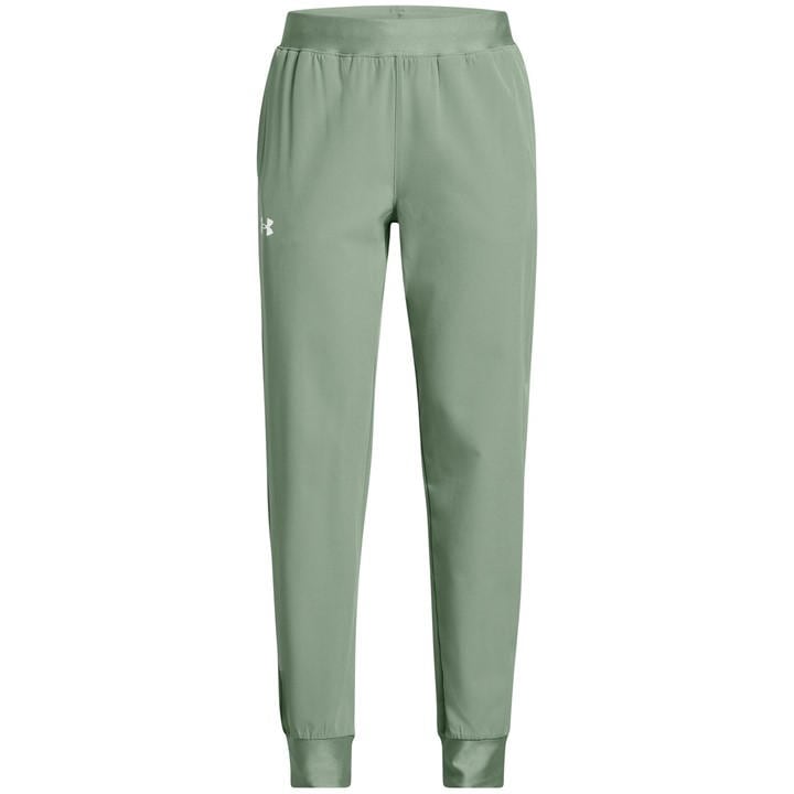 Under Armour Girls Green Kids' Armoursport Woven Performance Tracksuit Bottom in Size M, Sports Direct
