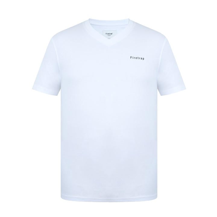 Firetrap Men' White Path T Shirt in Size S, Sports Direct