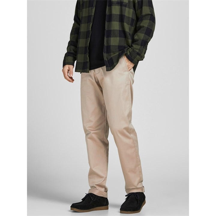 Jack And Jones Men's Cream Pablo Fit Straight Leg Jeans in Size M, Sports Direct