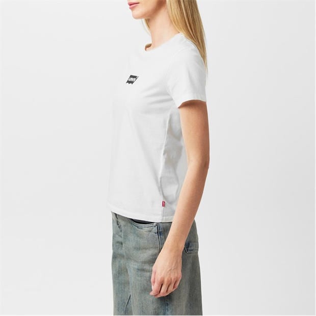 Biały skrzydłowy - Levis - Print T-Shirt