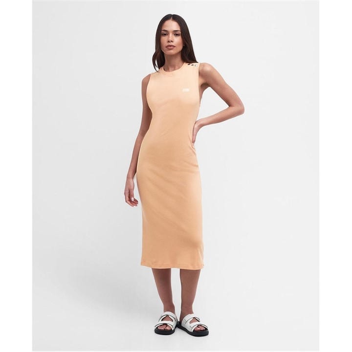 International  Women's  Hadfield Midi Dress, Football by Barbour  in Size 8, Sports Direct