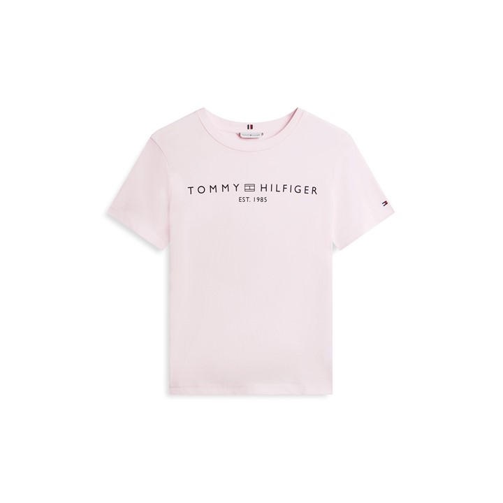 Tommy Hilfiger Women's Pink Corp Logo T-Shirt in Size 12, Sports Direct