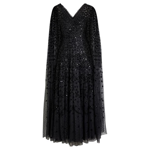 Needle and Thread - LD LS CLOVER CAPE SLEEVE ANKLE