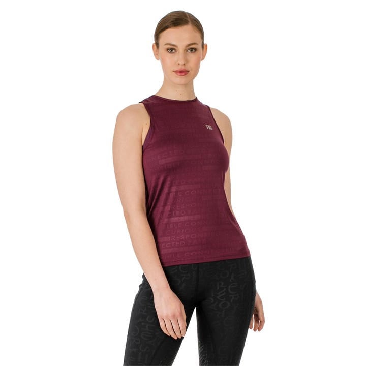 Horseware Women's Red Short-Sleeve Polo Shirt in Size 6, Sports Direct
