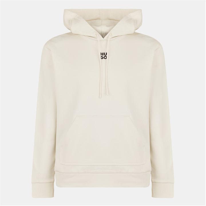 Hugo Women's White Over The Head Hoodie in Size 10, Sports Direct