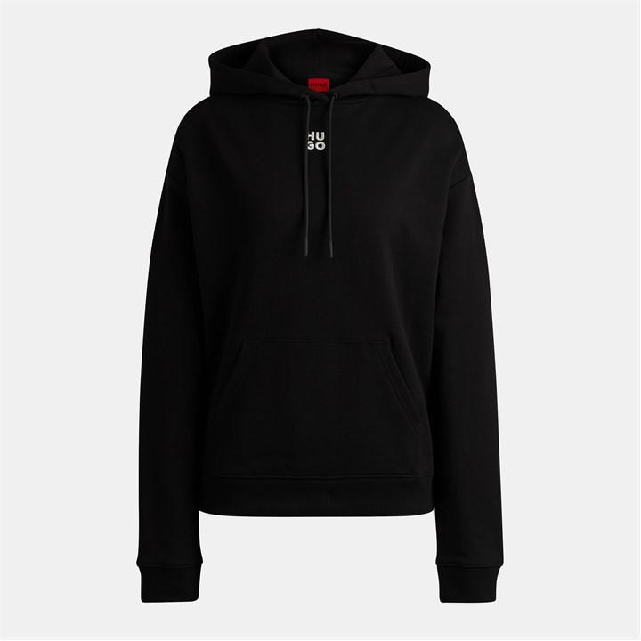 Hugo Women's Black Over The Head Hoodie in Size 18, Sports Direct