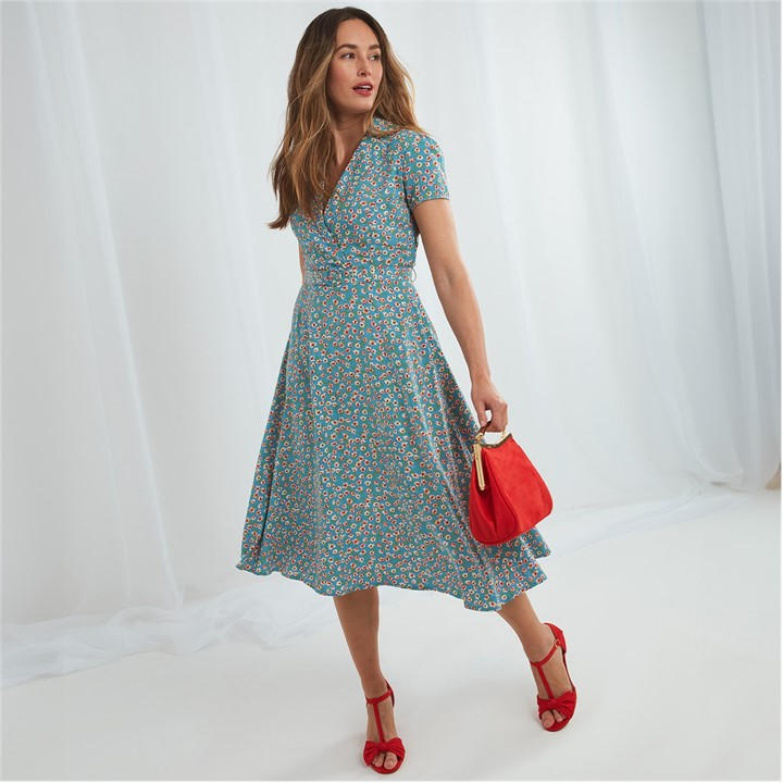 Joe Browns Women's Blue Studio Joe Brown Tea Dress in Size 14, Sports Direct