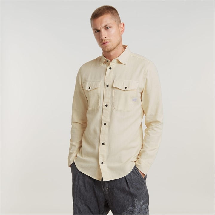 G Star Gstar Marine Shirt Sn43 - Beige