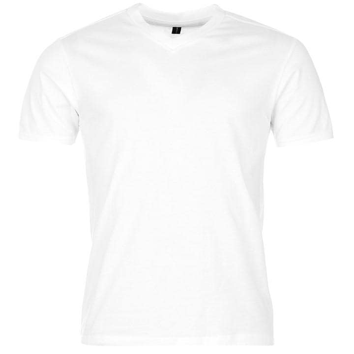 Donnay Men's White Three Pack V Neck T Shirt in Size XS, Sports Direct