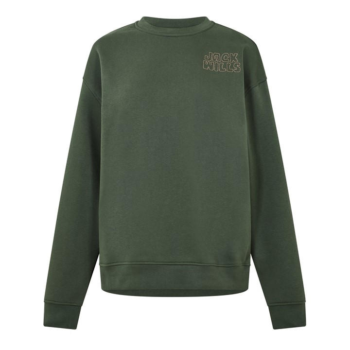 Jack Wills Women's  Crew Sweatshirt in Size 8, Sports Direct