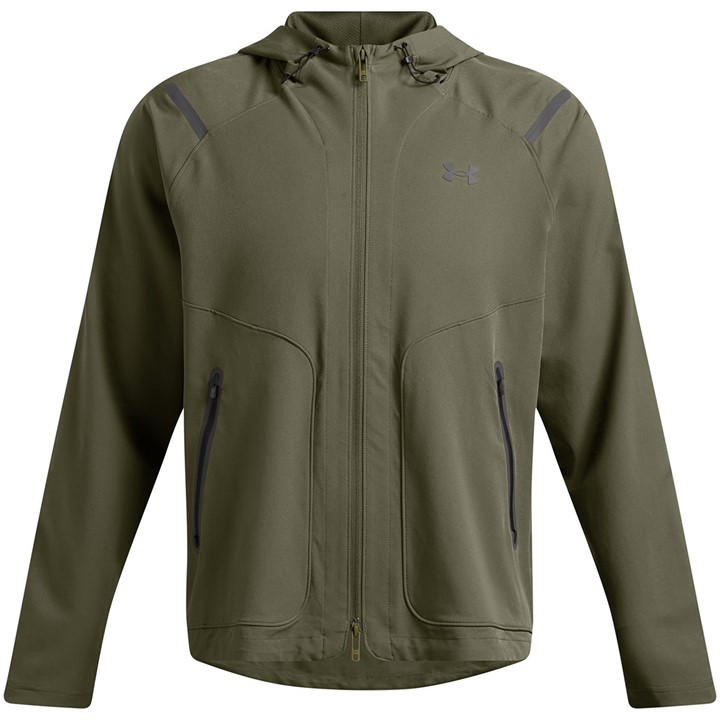 Under Armour Men's Green Unstoppable Tracksuit Top in Size 3XL, Sports Direct
