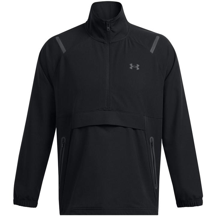 Under Armour Men's Black Unstoppable Anorak Tracksuit Top in Size XL, Sports Direct