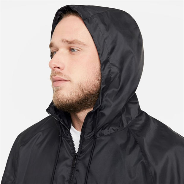 Black/White - Nike - Sportswear Windrunner Men's Hooded Jacket