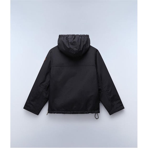 Black 041 - Napapijri - Kids' Rainforest Water and Wind Resistant Rain Anorak