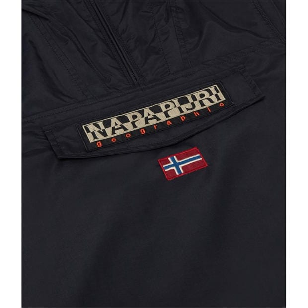 Black 041 - Napapijri - Kids' Rainforest Water and Wind Resistant Rain Anorak