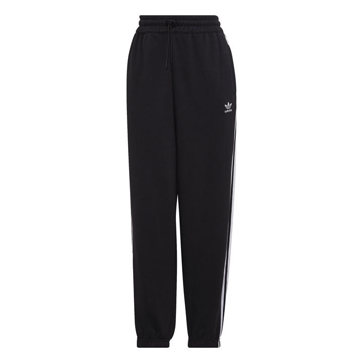 Adidas Originals Women's Black Adidas Adicolor Relaxed Track Joggers in Size 4, Sports Direct