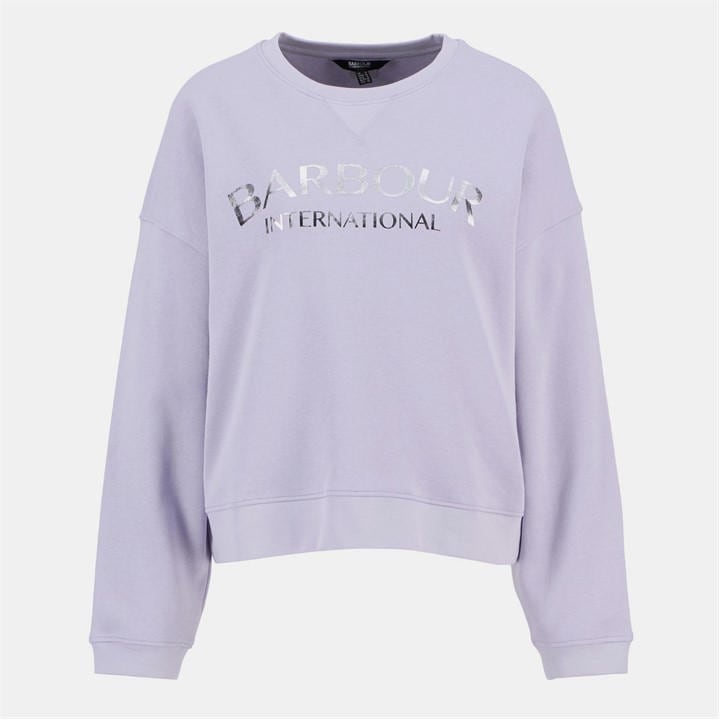 International  Women's  Laia Logo Sweatshirt, Football by Barbour  in Size 12, Sports Direct