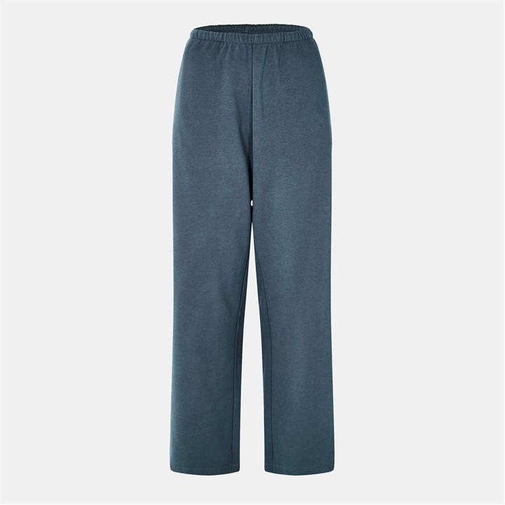 Jack Wills Women's Blue Slouchy Open Hem Fleece Joggers in Size 8, Sports Direct