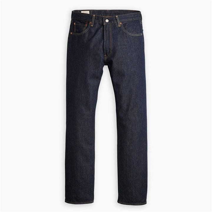 Levis Men's Blue 555 Relaxed Fit Jeans Large