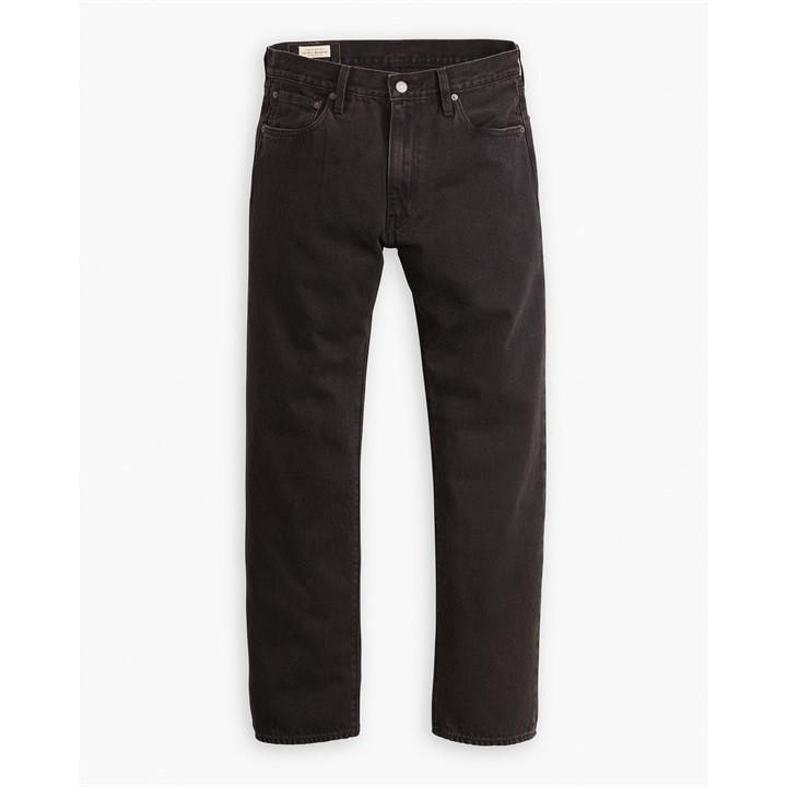Levis Men's Black 555 Relaxed Fit Jeans in Size 34 R, Sports Direct