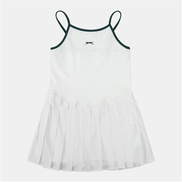 White - Slazenger - Pleat Dress