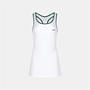 White - Slazenger - Kids' Racerback Tennis Dress