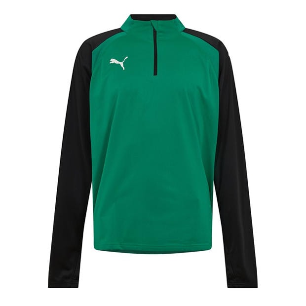 Pepper Green-pu - Puma - teamLIGA 1/4 Zip Top