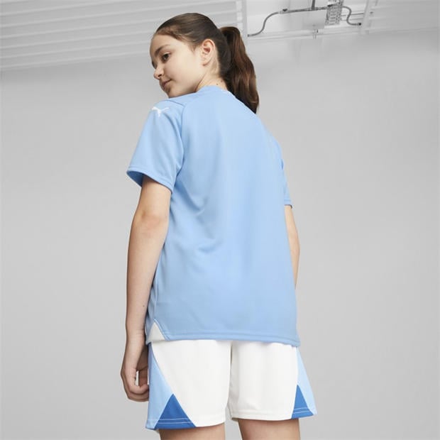 01 - Puma - MCFC Home Jersey Replica Jr