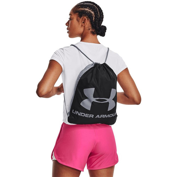 Black / Gray - Under Armour - Under Ozsee Gym Bag