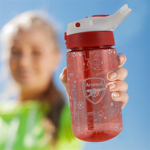 Arsenal - Team - Kids' 480ml Plastic Football Water Bottle