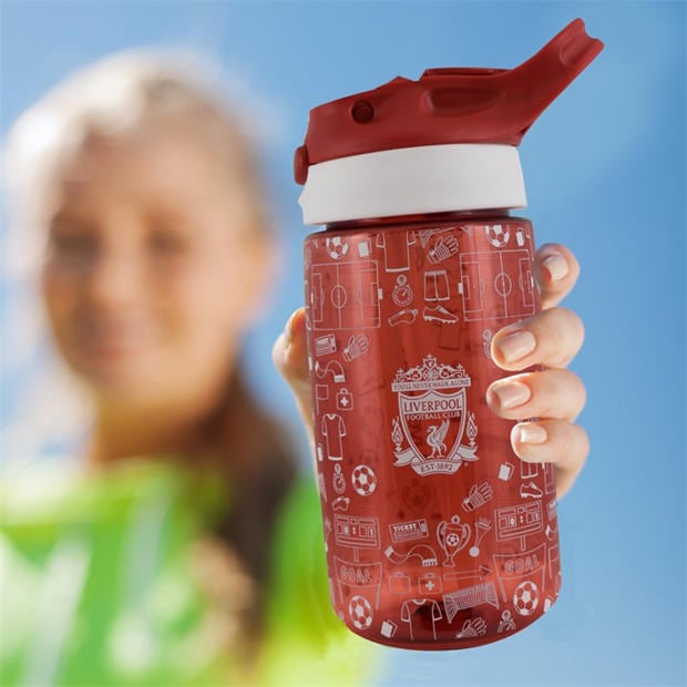 Liverpool - Team - Kids' 480ml Plastic Football Water Bottle
