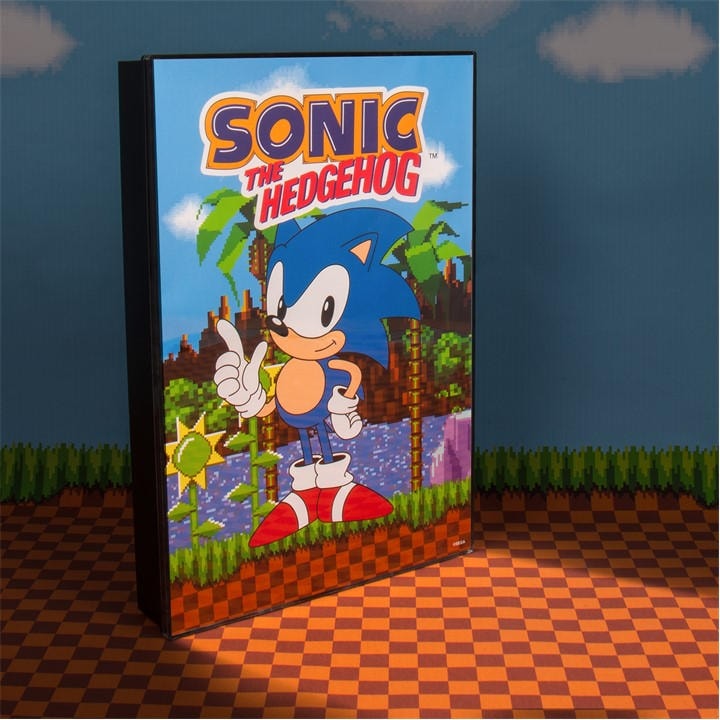Sonic  Blue Poster Lamp, Sports Direct